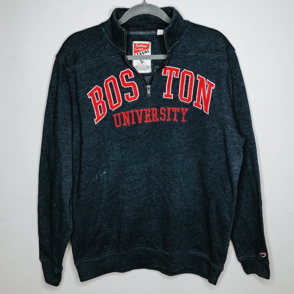 Boston University Half Zip Sweatshirt